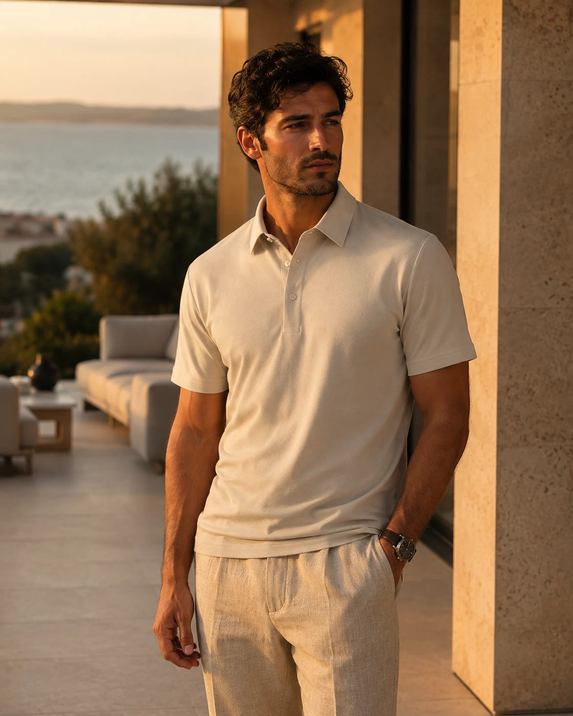 Riviera Texture Polo™